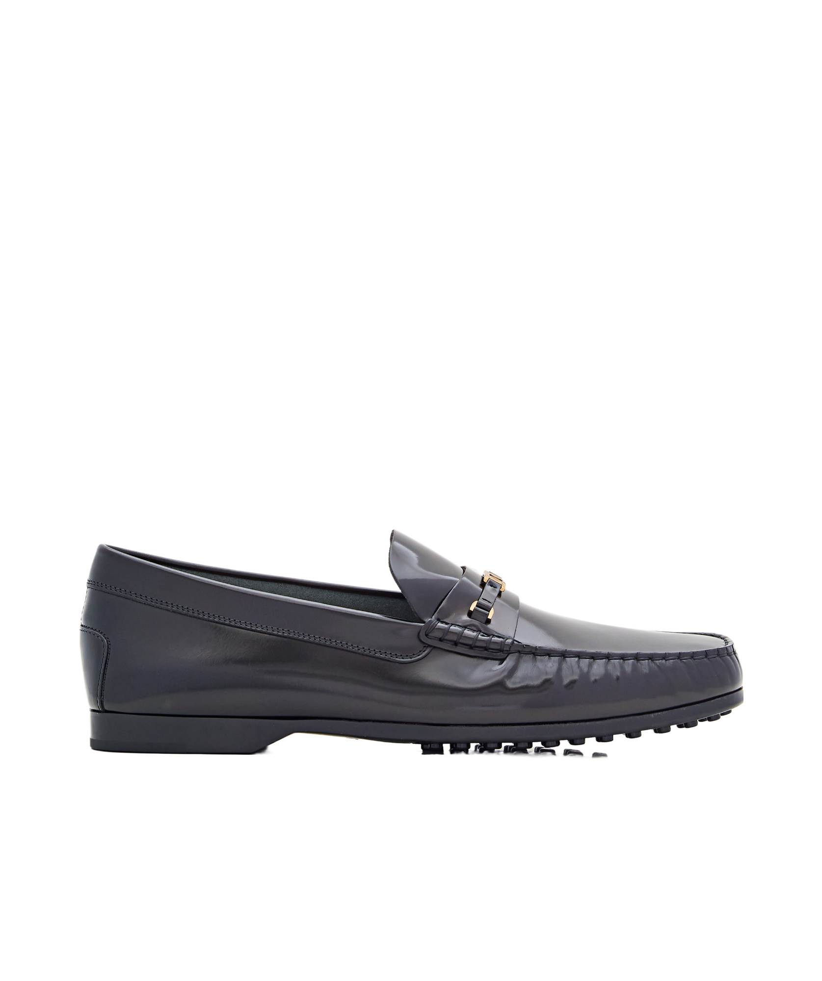 Tod's Gommino Leather Loafers In Black