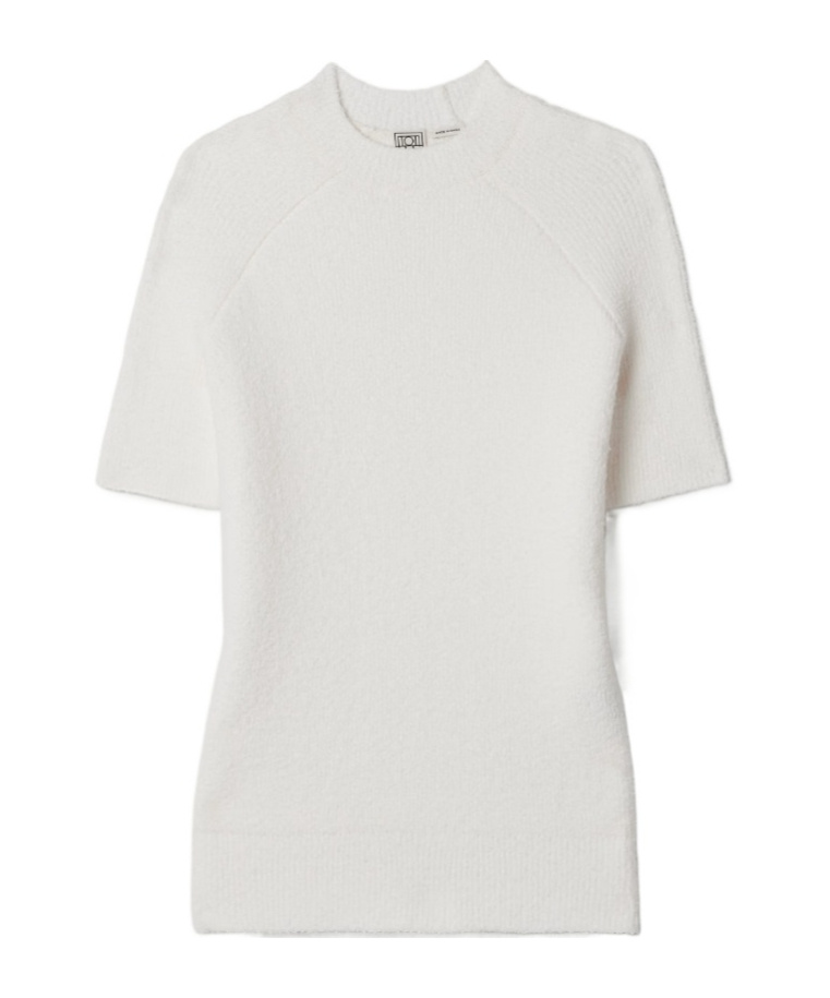 Totême Terry Knit T-shirt In White