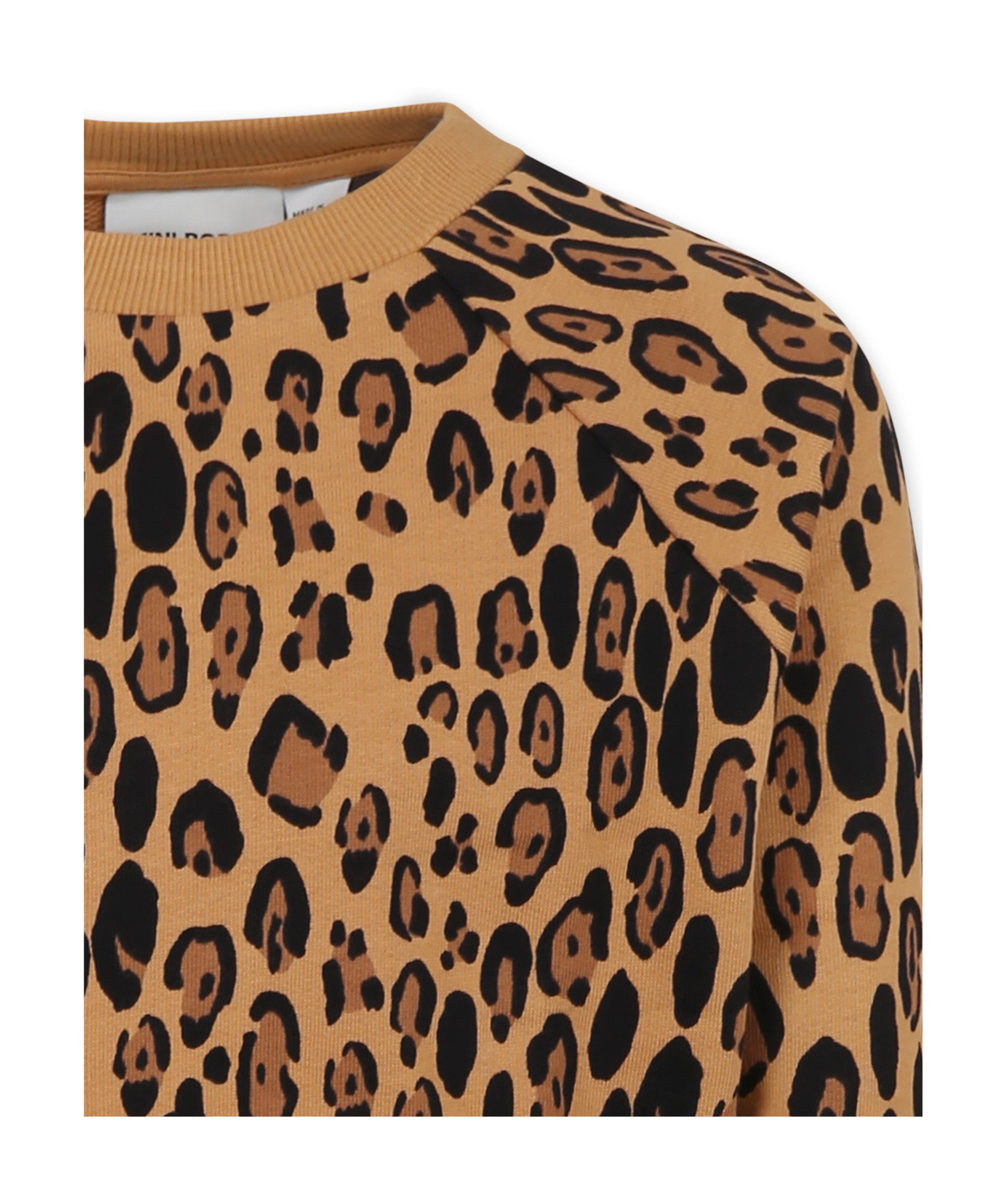 Mini Rodini Leopard Print Sweatshirt In Brown