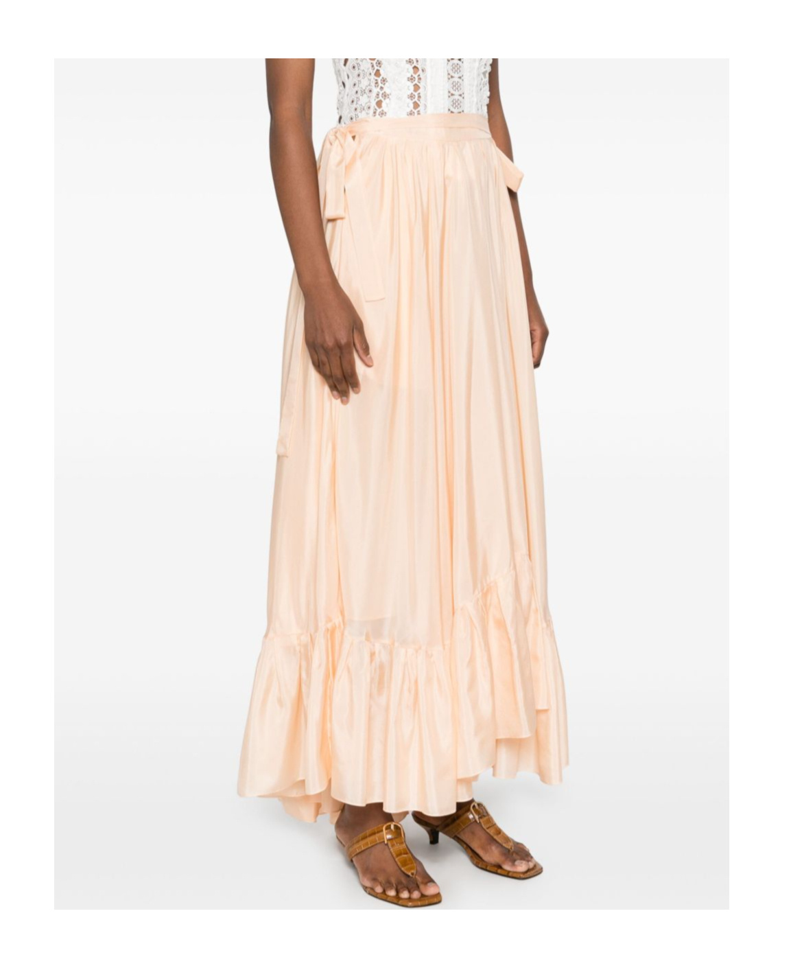 Philosophy Di Lorenzo Serafini Silk Maxi Skirt