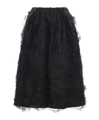 Shop Comme Des Garçons Tulle Skirt In Black