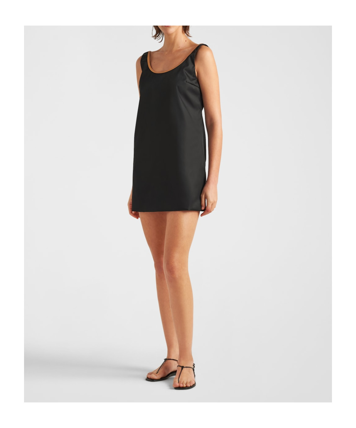 Prada Women Miniabito Re-nylon In Black