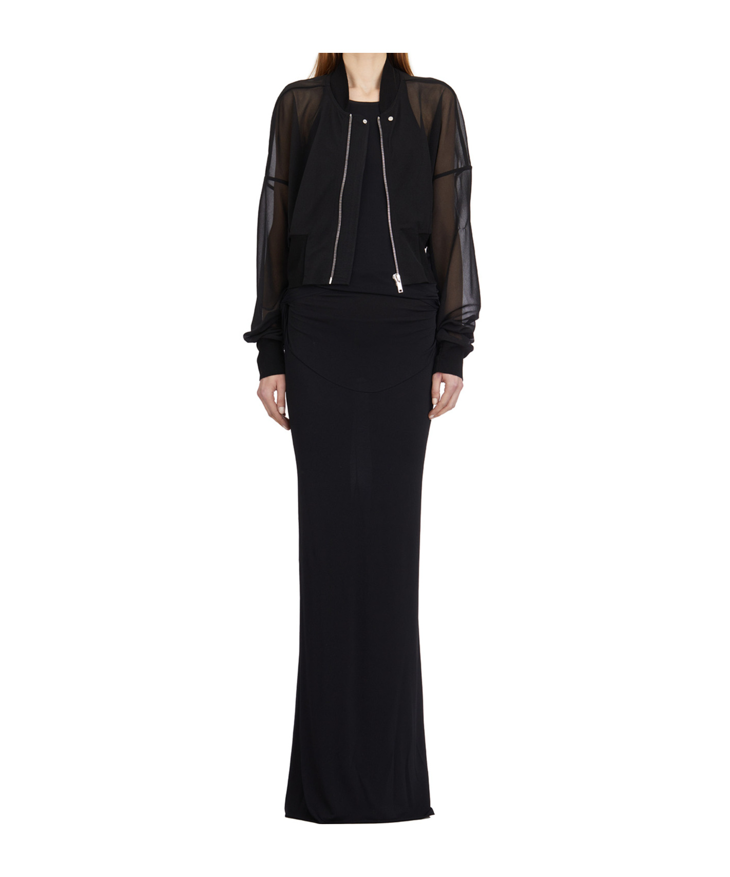 Rick Owens Organza Jacket Flight Jacket