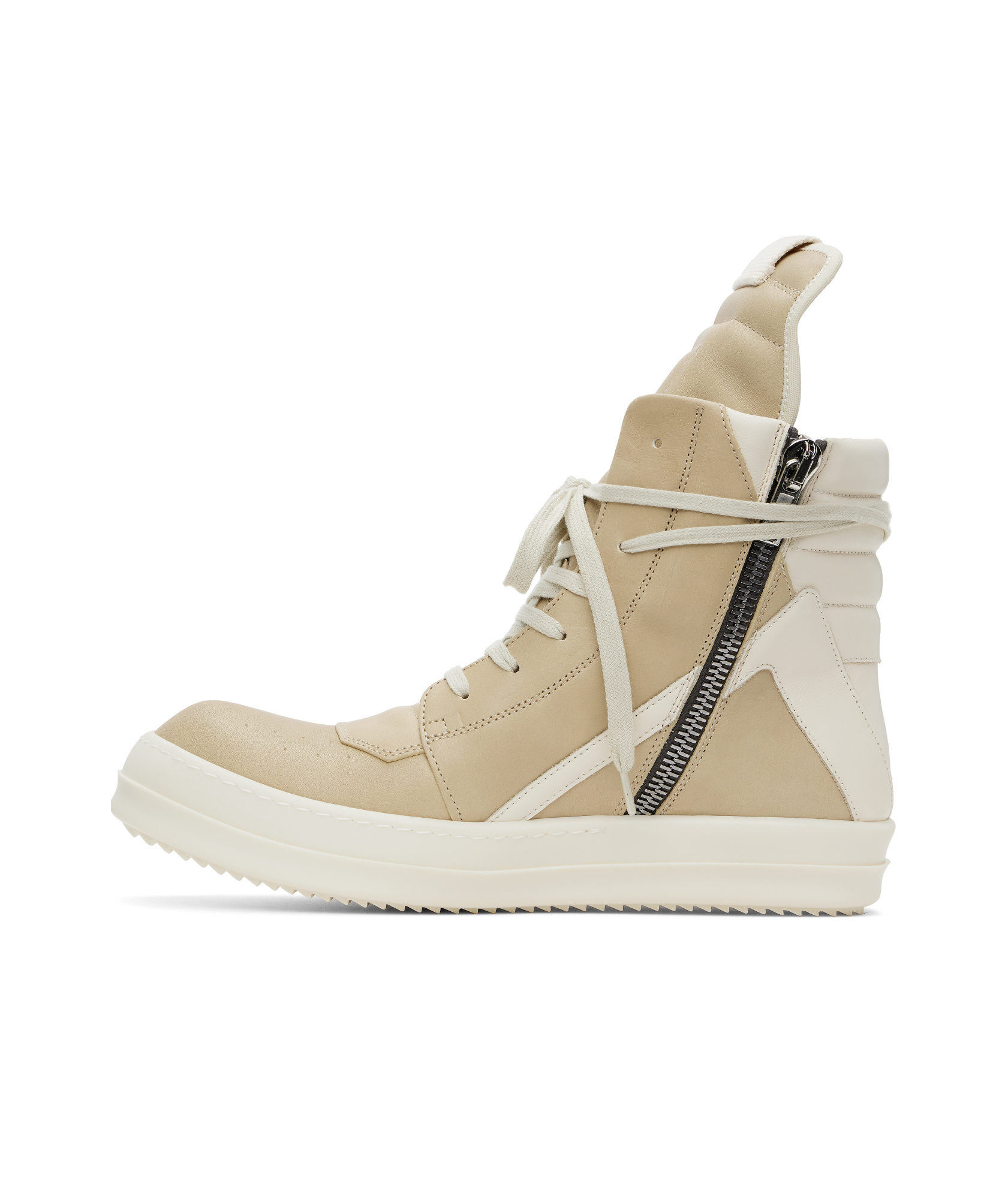 RICK OWENS GEOBASKET SNEAKER BOOTS