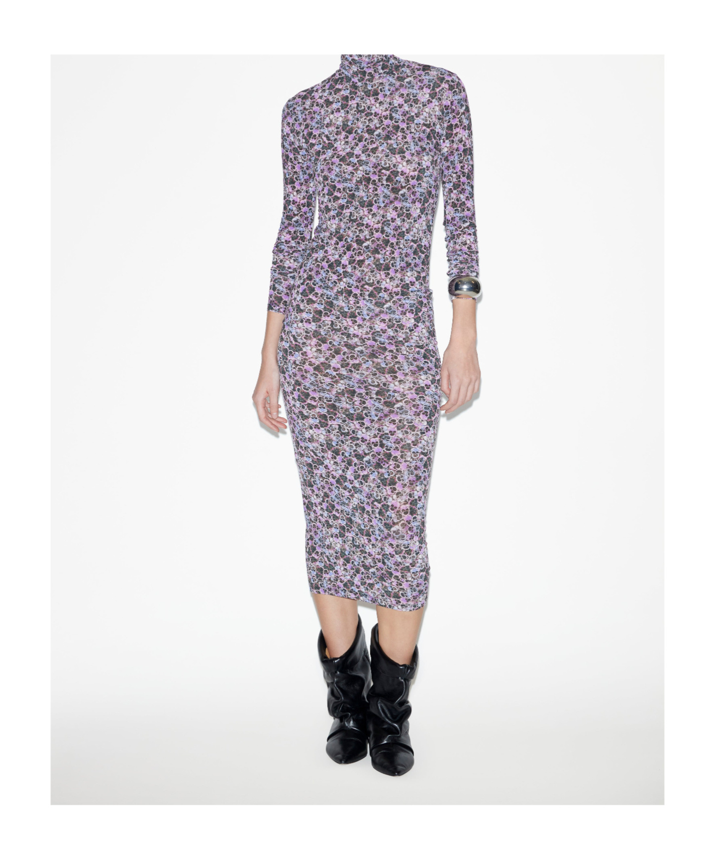 Shop Isabel Marant Vanessa Dress In Gray
