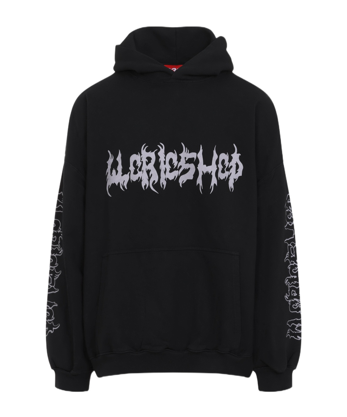 032c Faithless Oversized Hoodie In Black