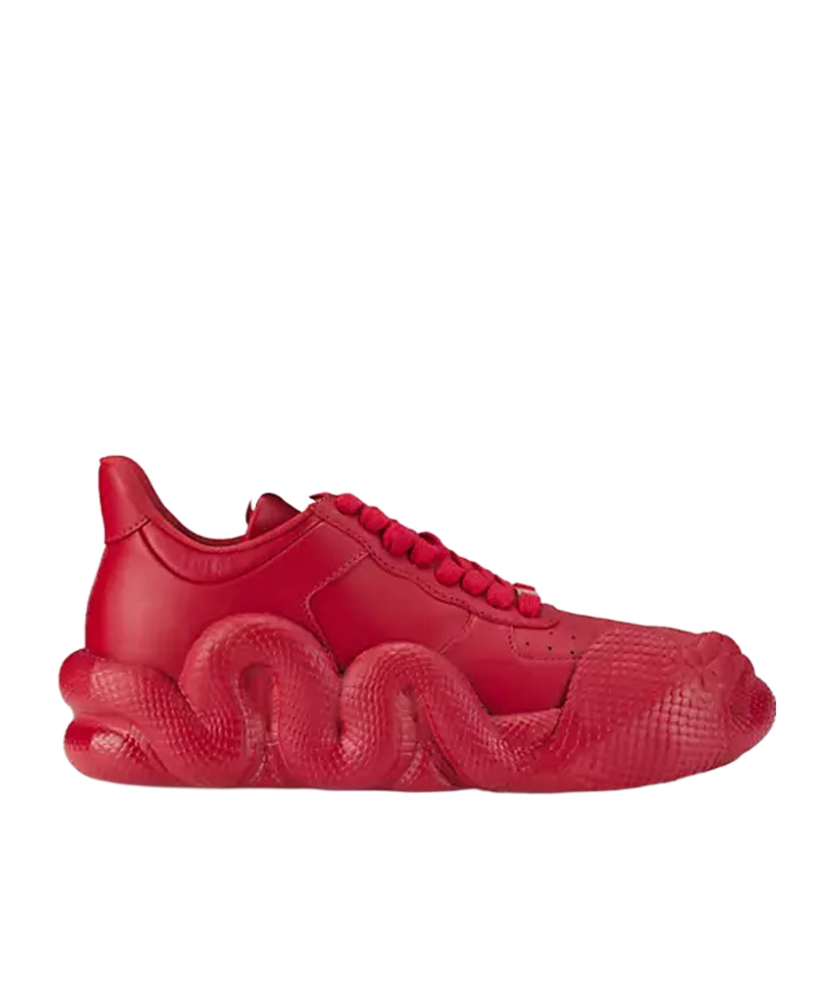 Giuseppe Zanotti Round-headed Sports Shoes In Red