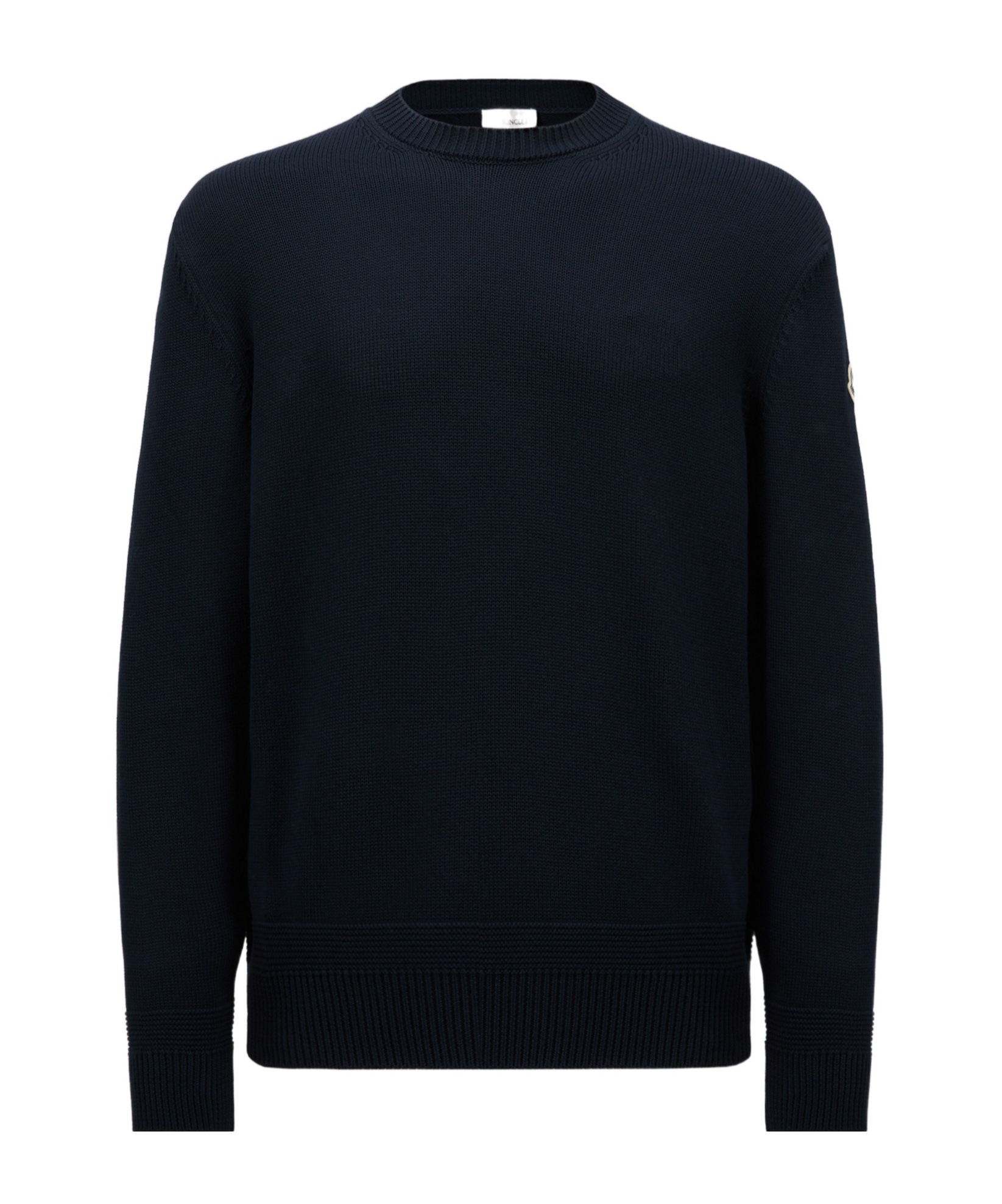 Moncler Wool And Cashmere Crewneck Sweater In Blue