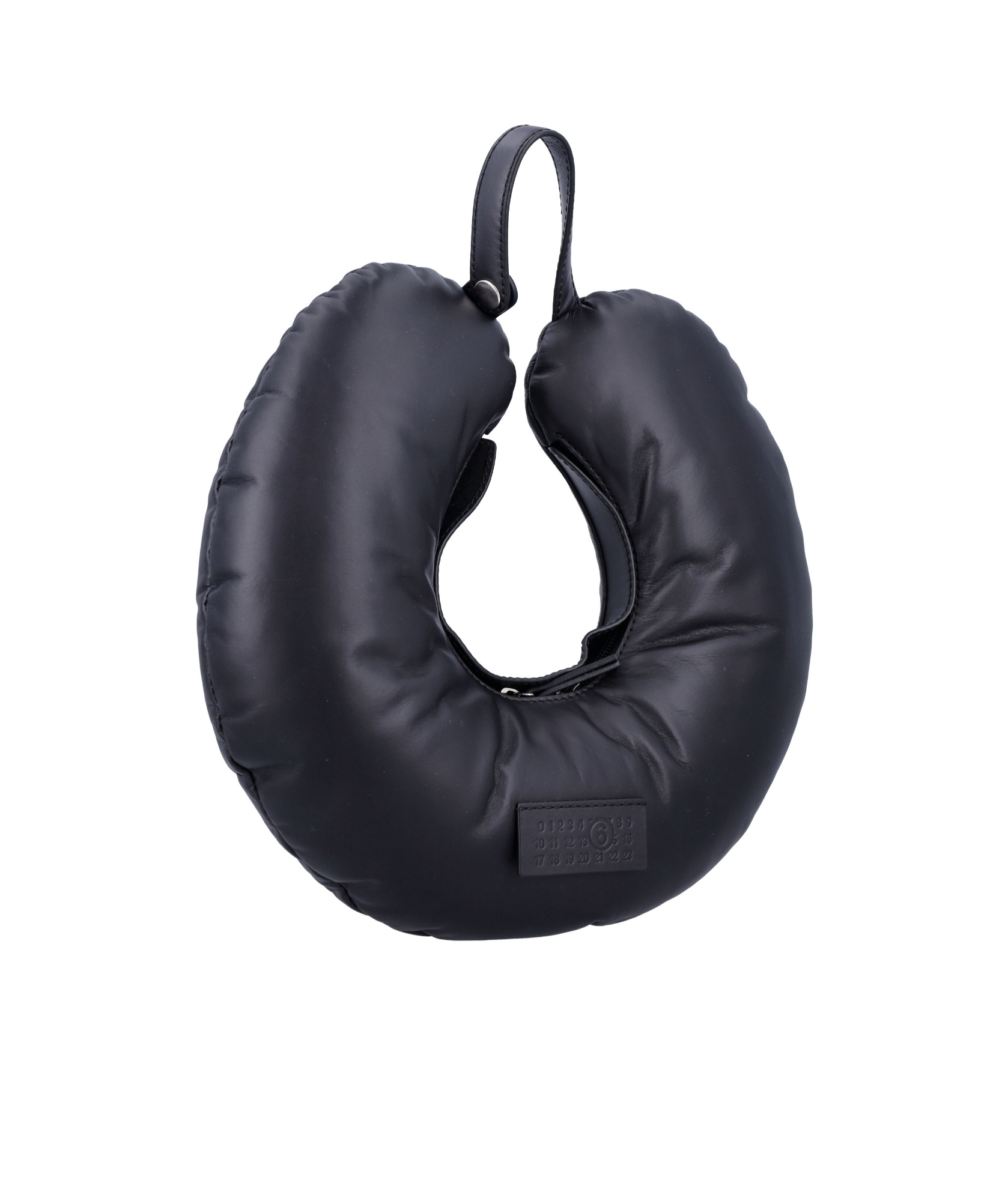 Mm6 Maison Margiela Travel Pillow Bag In Black