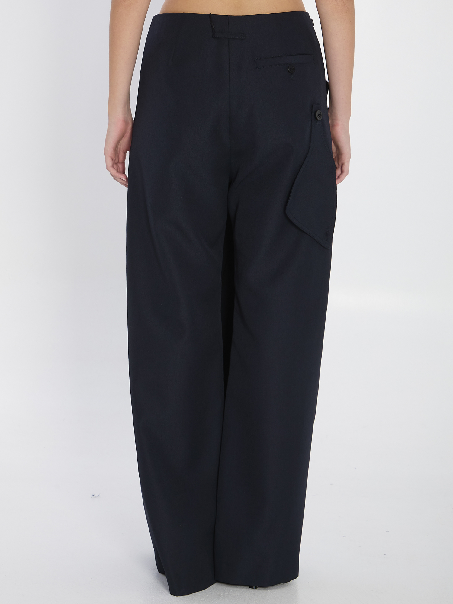 Jean Paul Gaultier Women Pantaskirt With Trench Details In Black