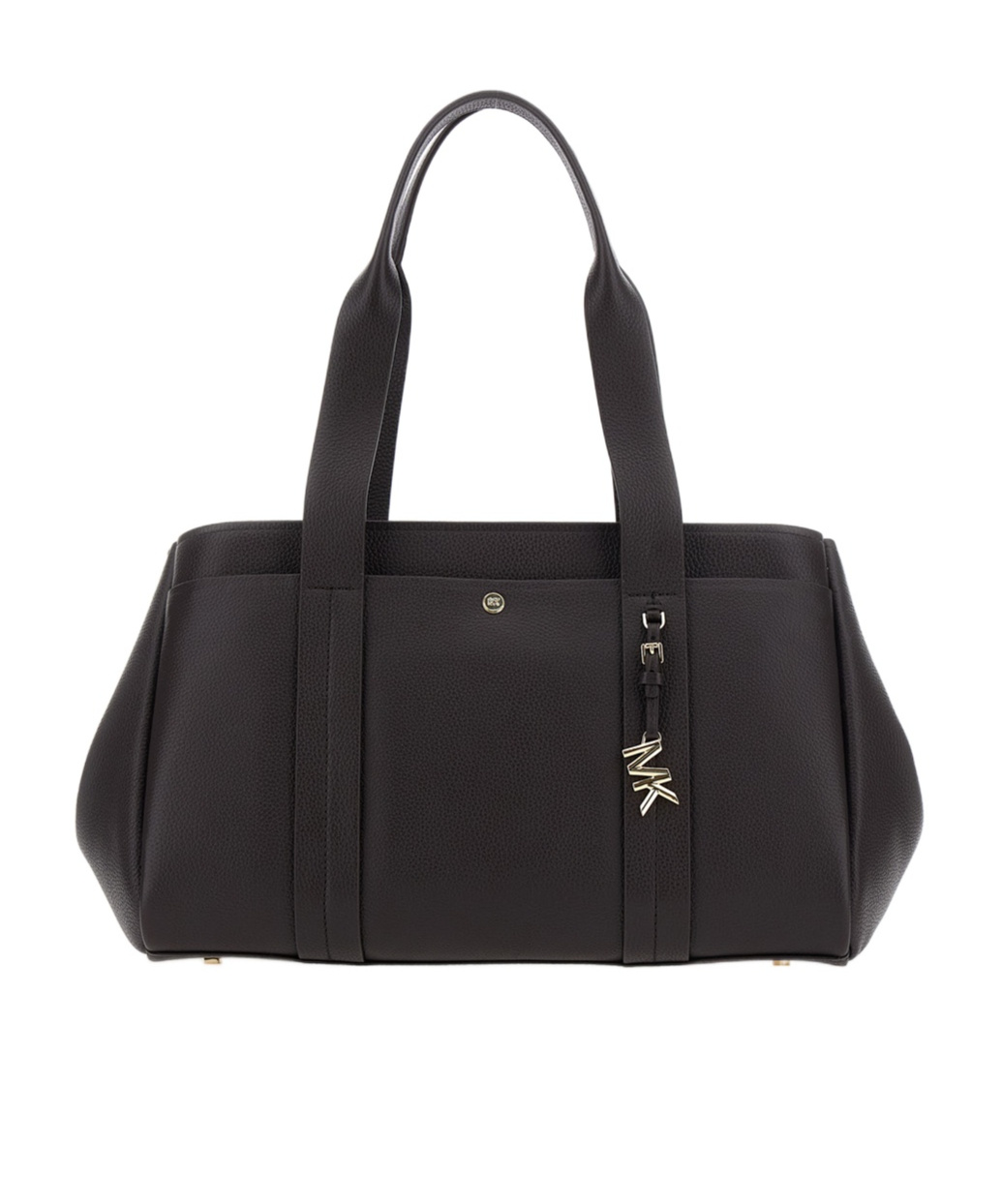 Michael Michael Kors Logo-plaque Tote Bag In Brown