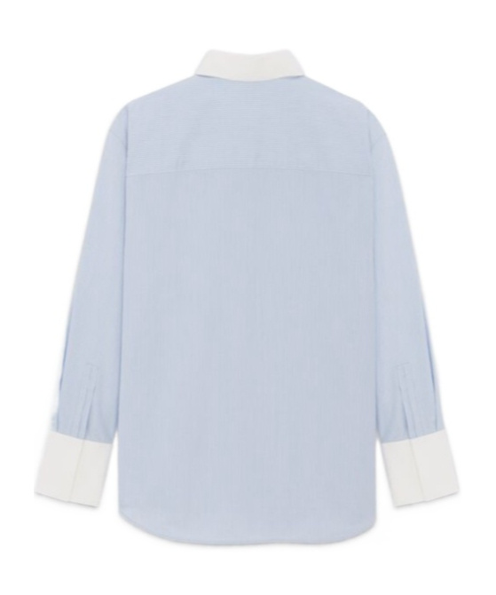Shop Saint Laurent Winchester Boyfriend Shirt In Cotton In White