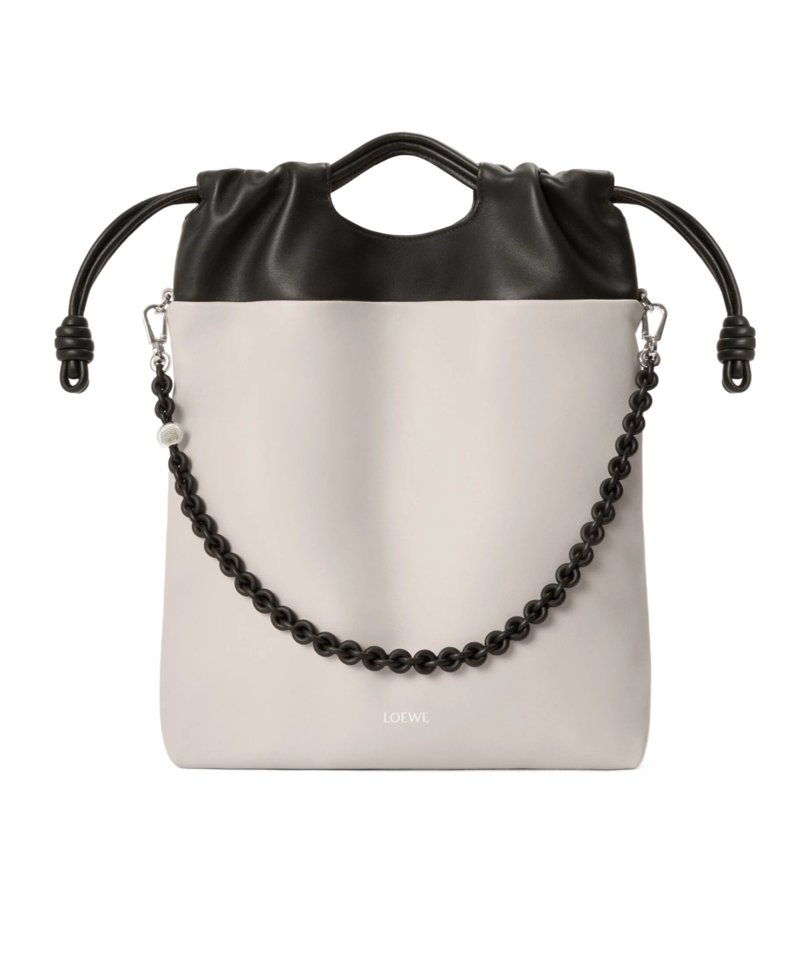 Loewe Flamenco Shoulder Bag In White