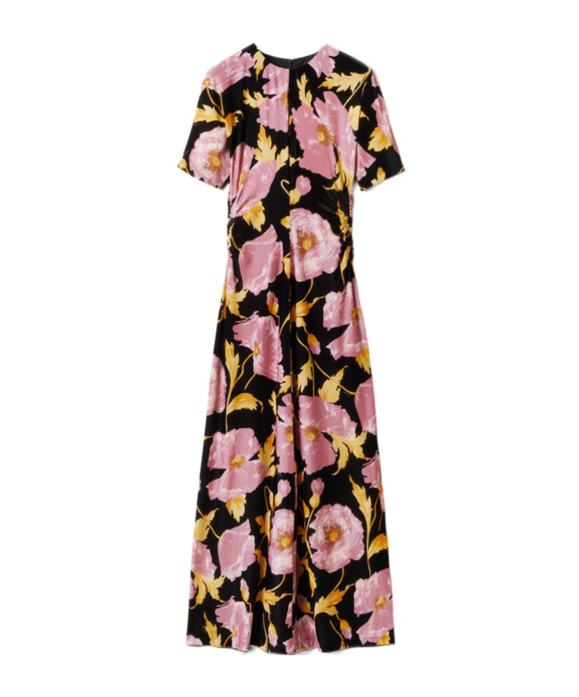 La Doublej Angelica Midi Dress In Pink
