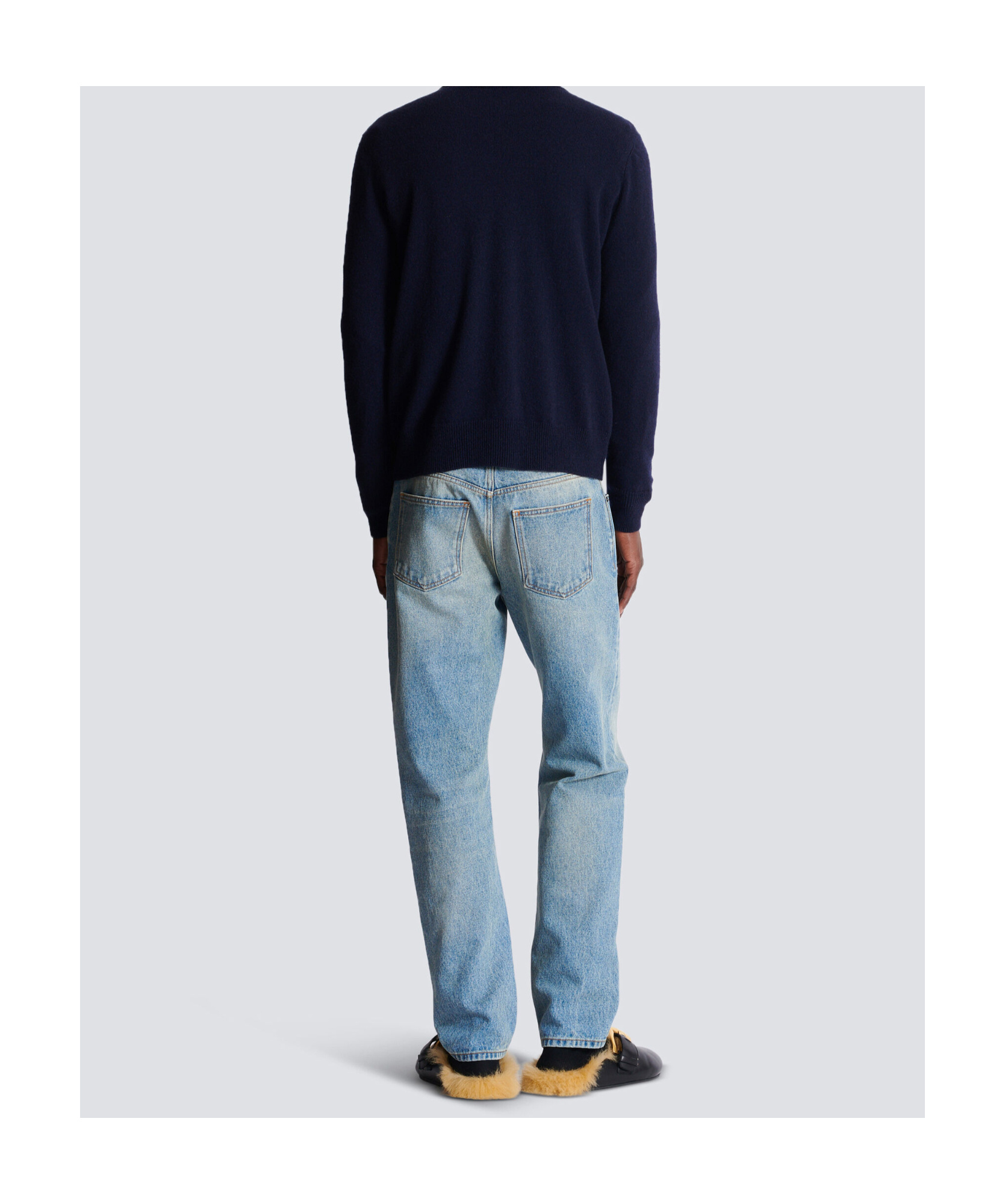 Shop Balmain Eco-cashmere Jumper