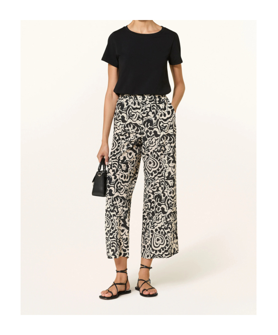 Weekend Max Mara Printed Trousers With Pockets And Belt Loops