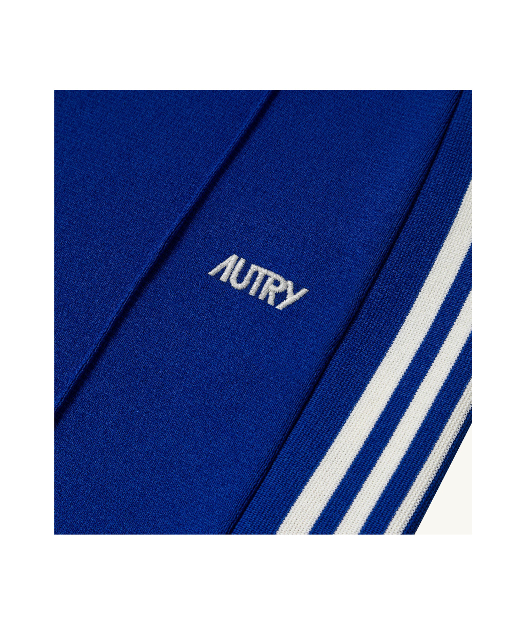 Autry Royal Blue Knitted Viscose Joggers In Blue