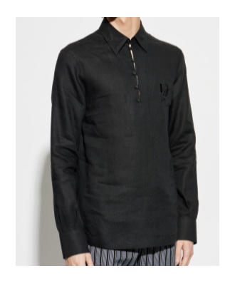 DOLCE & GABBANA DOLCE  GABBANA LOGO EMBROIDERED SHIRT