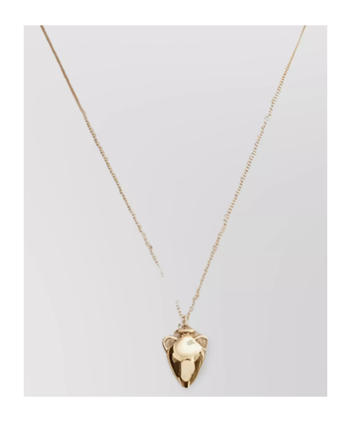 Apc Adjustable Pendant Chain Necklace With Gold Finish In Yellow