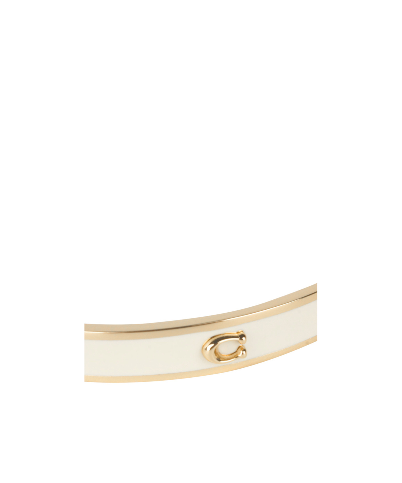 Coach Hinged Bracelet In Yellow
