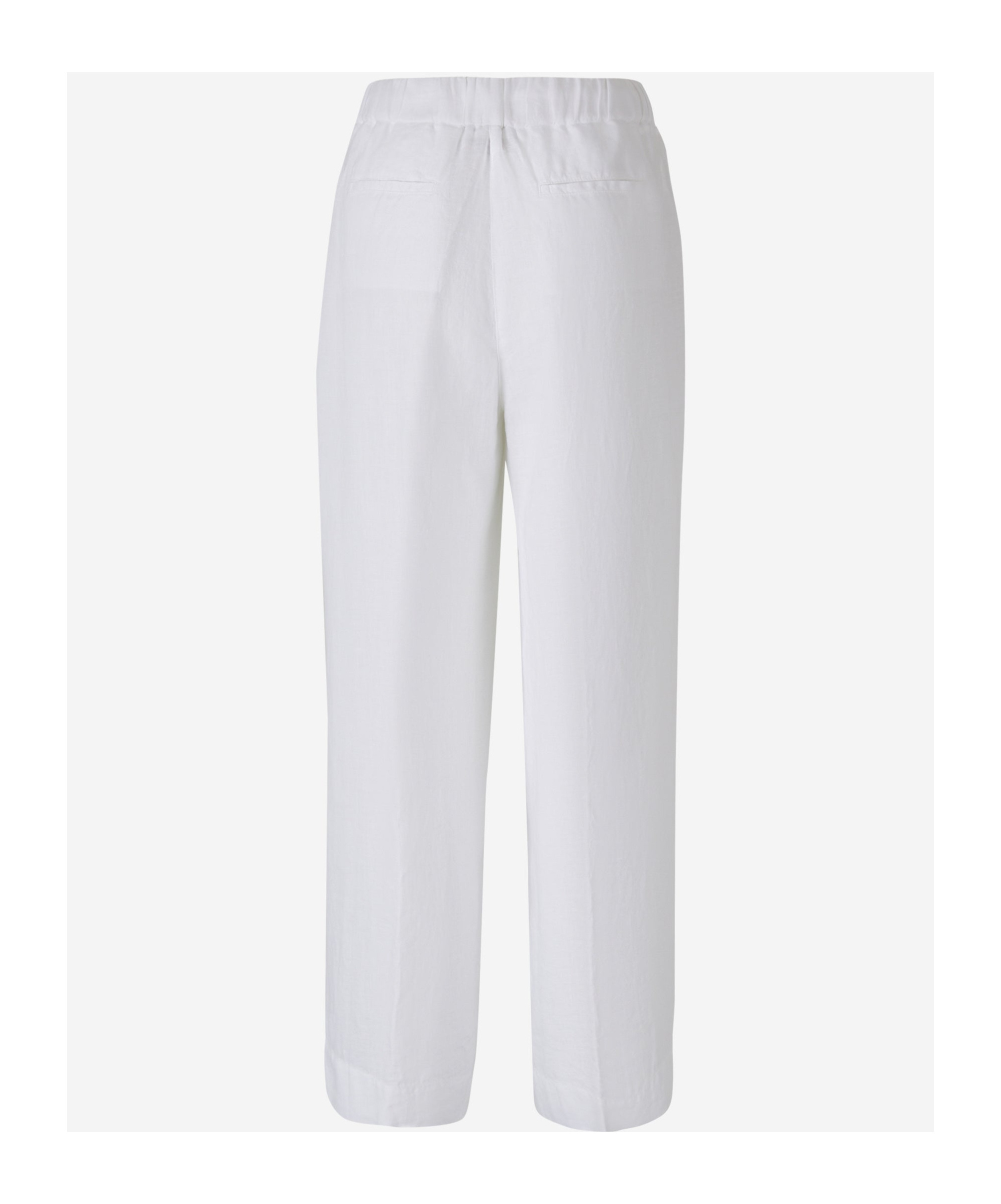 Peserico Wide Linen Joggers In White