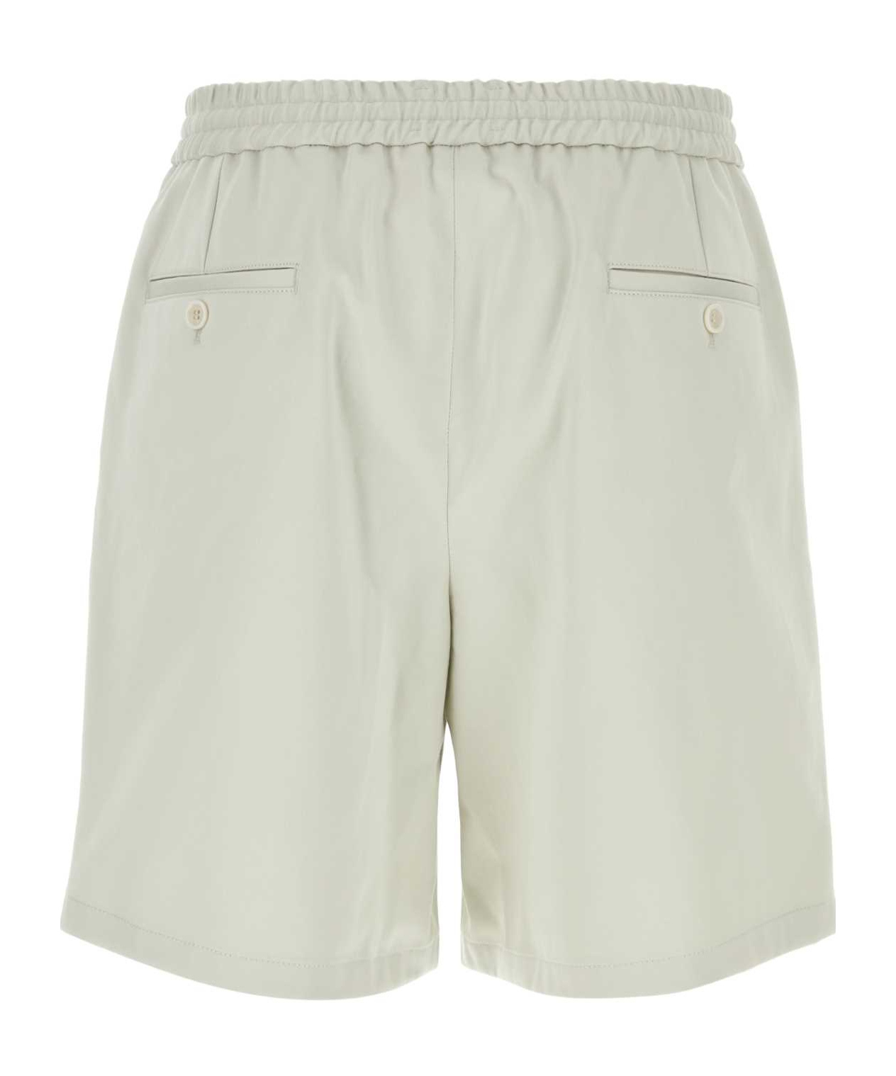 Shop Ami Alexandre Mattiussi Ami Paris Regular Fit Chino Shorts In White