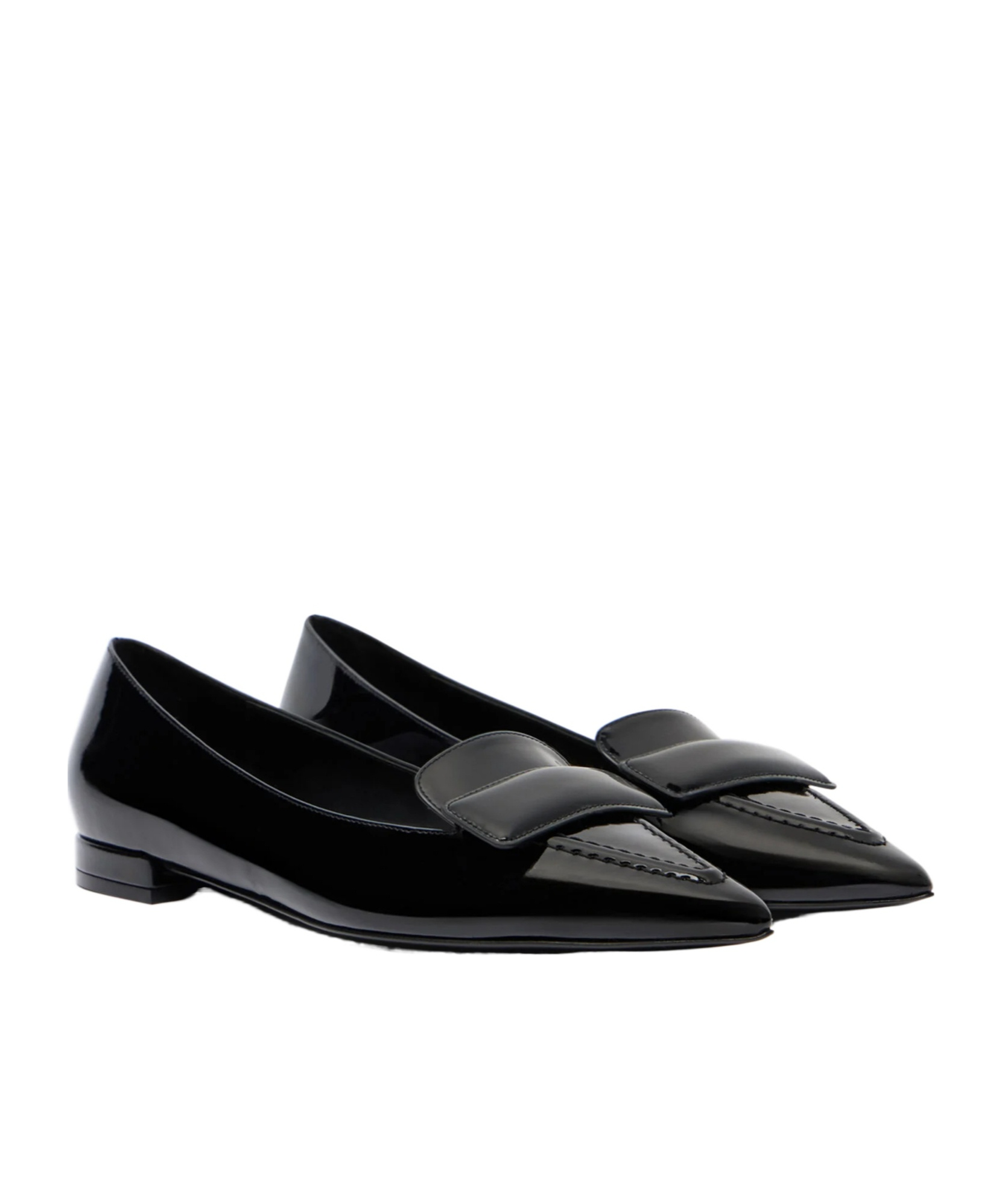 Stuart Weitzman Sovinnie Ballet Flats In Black