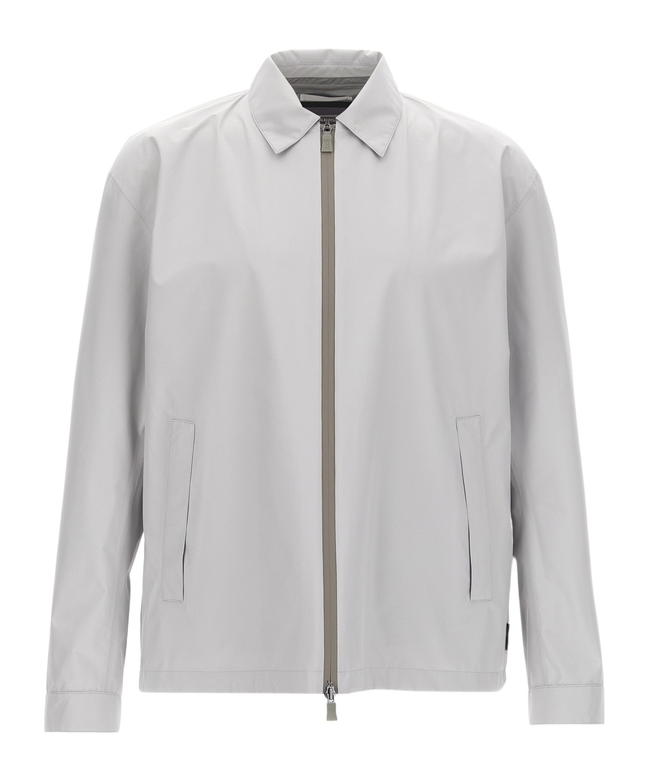 Herno Long-sleeved Casual Jacket In Gray