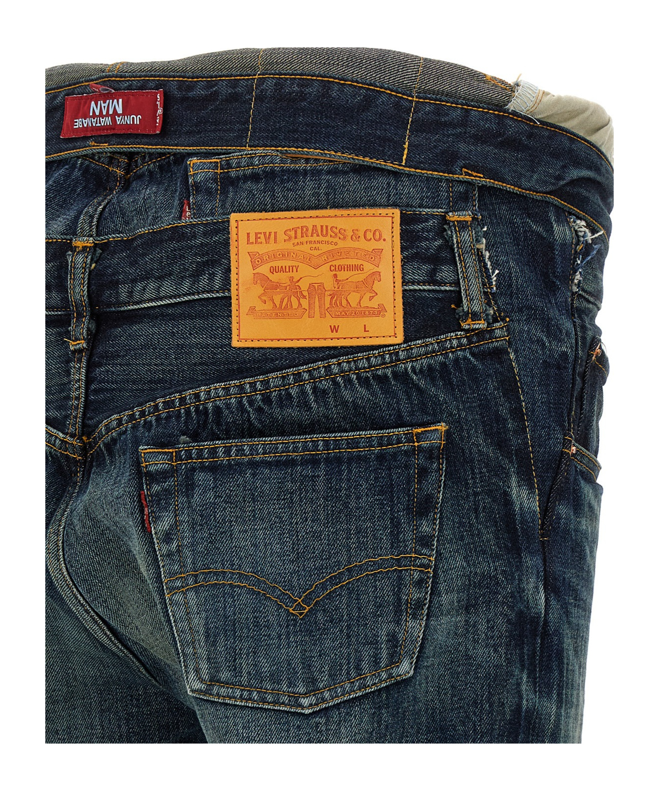 Junya Watanabe Levi's® Jeans Contrast Stitching