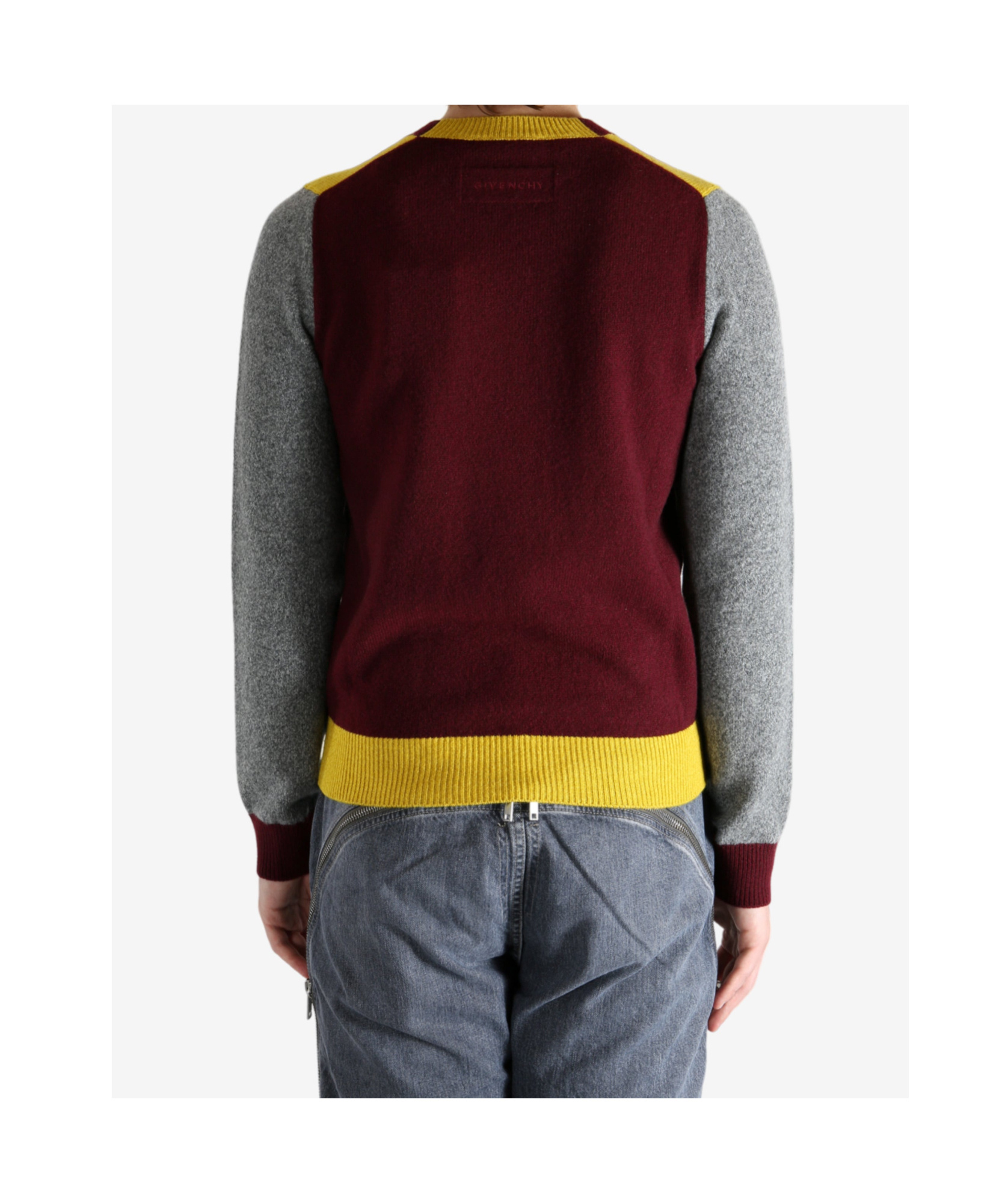 Givenchy Long-sleeved Sweater In Yellow