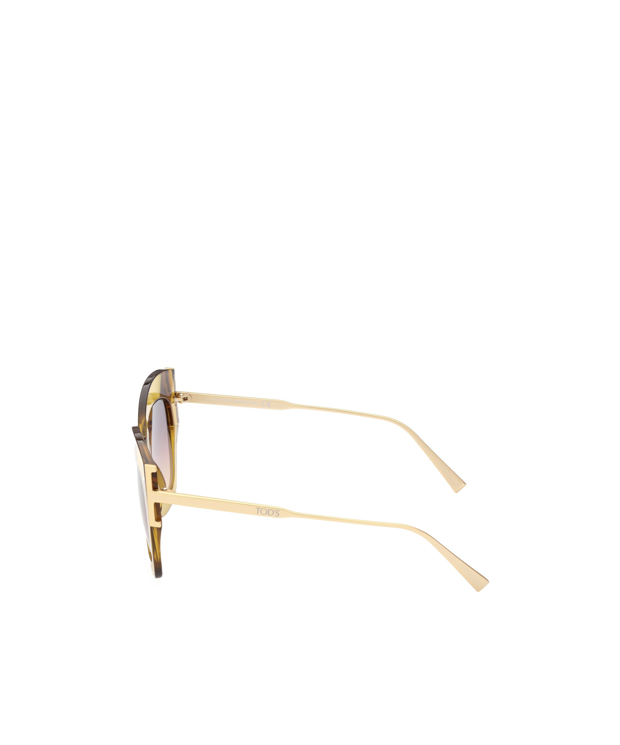 Tod's Geometric Frame Sunglasses In Multicolor