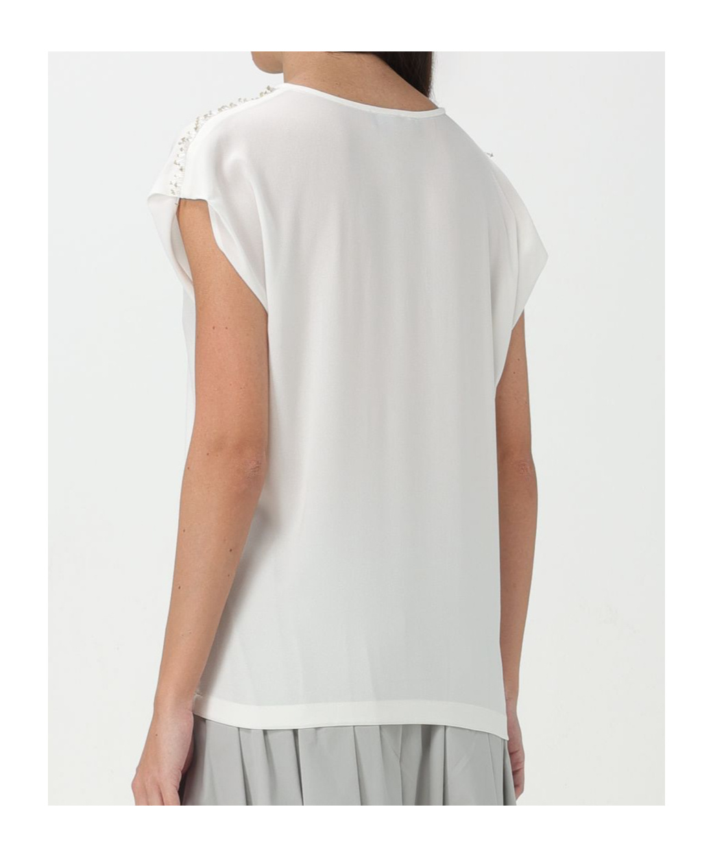 Fabiana Filippi Short-sleeved T-shirt In White