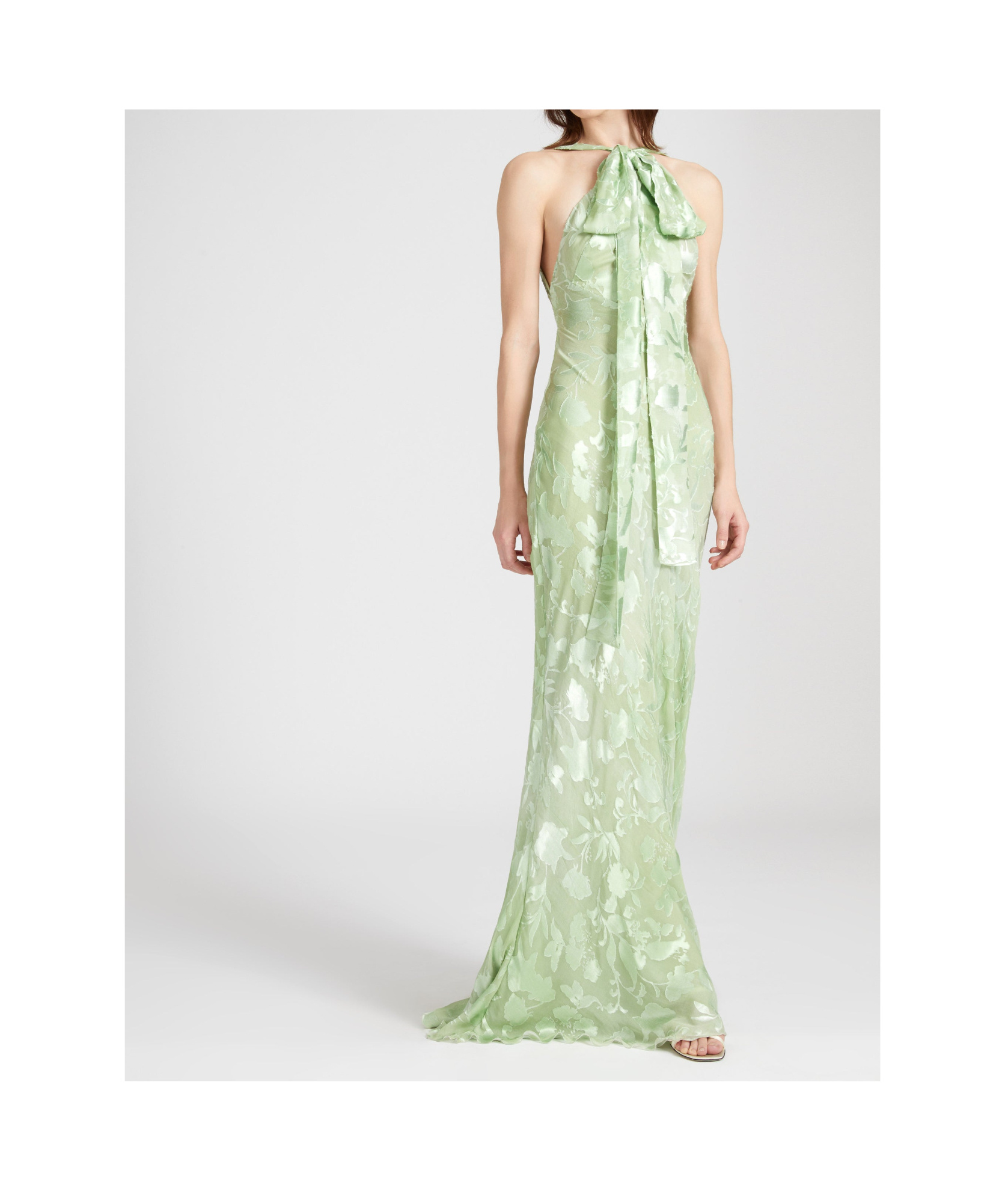 Ermanno Scervino Jacquard Maxi Dress In White