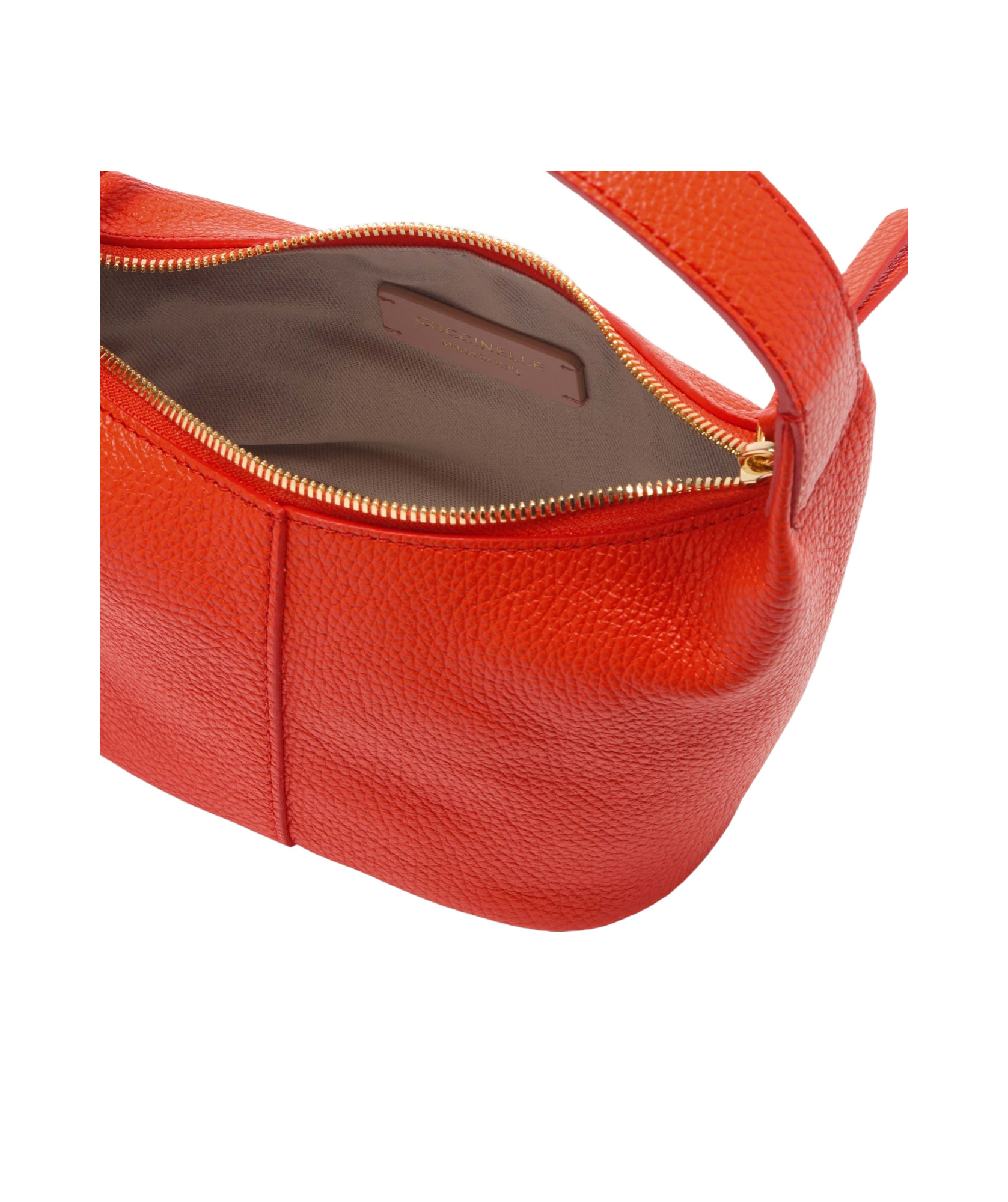 Shop Coccinelle Mini Fernanda Shoulder Bag In Red