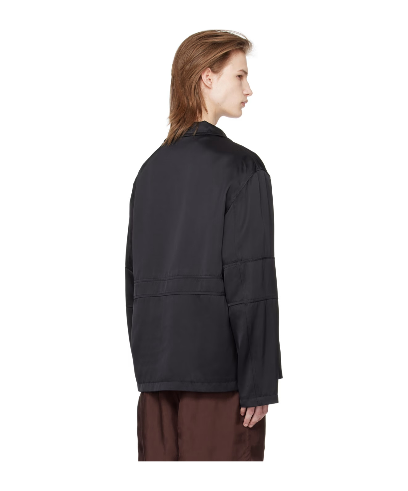 Jil Sander Black Zip Jacket In Black
