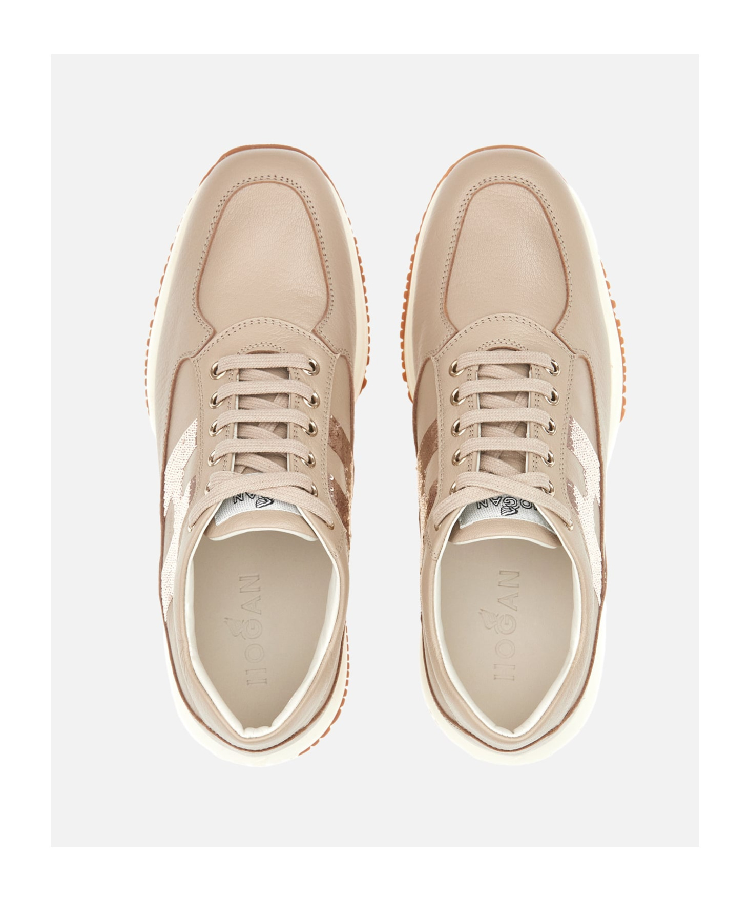 Hogan Low-top Sneakers In Nude