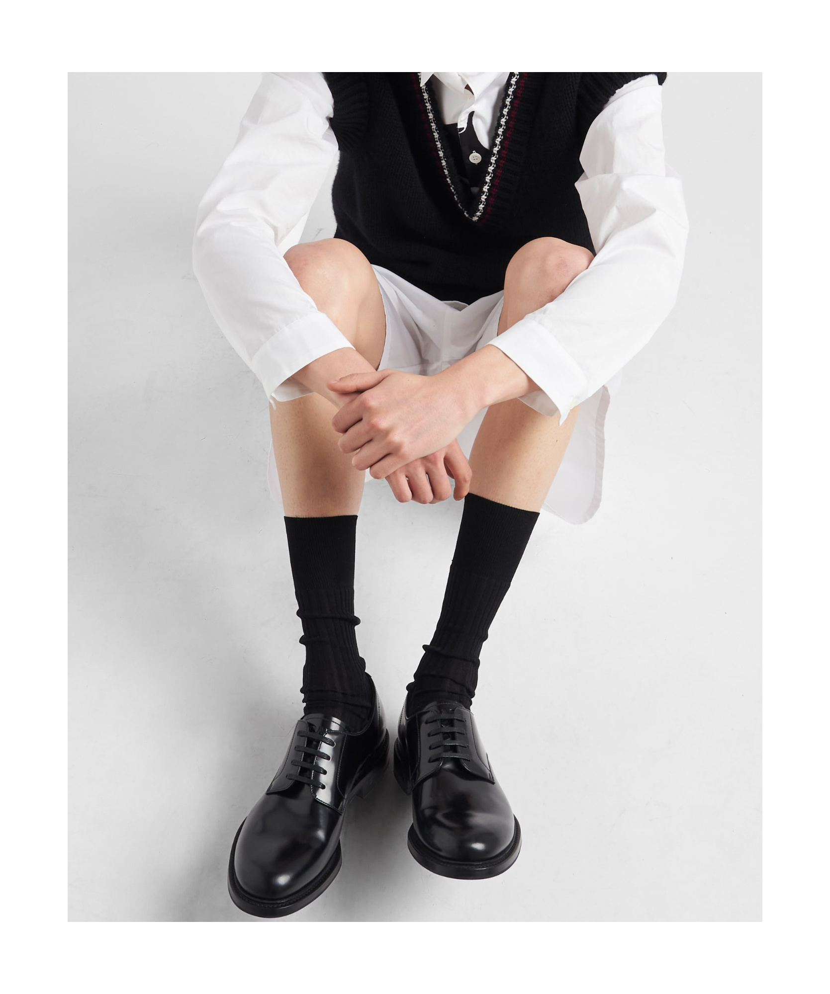 PRADA LACING BUSINESS DRESS SHOES