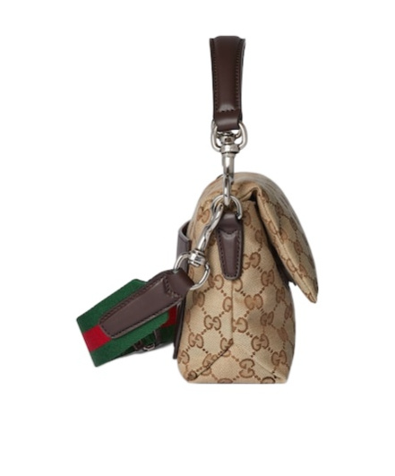 Gucci Ribbon Small Gg Cross-body Bag In Nude