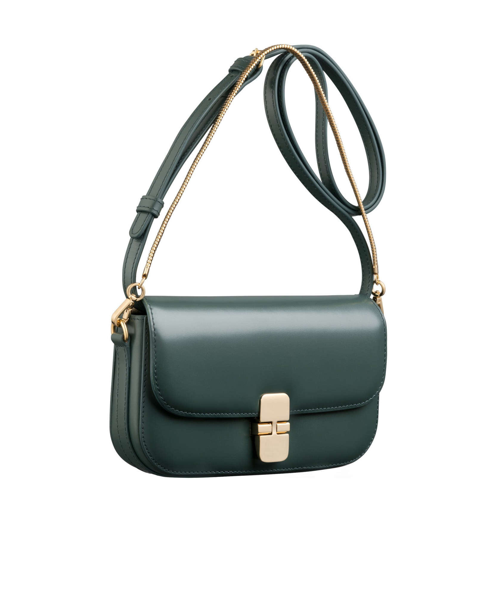 Apc A.p.c. 'grace Chaine' Clutch In Green