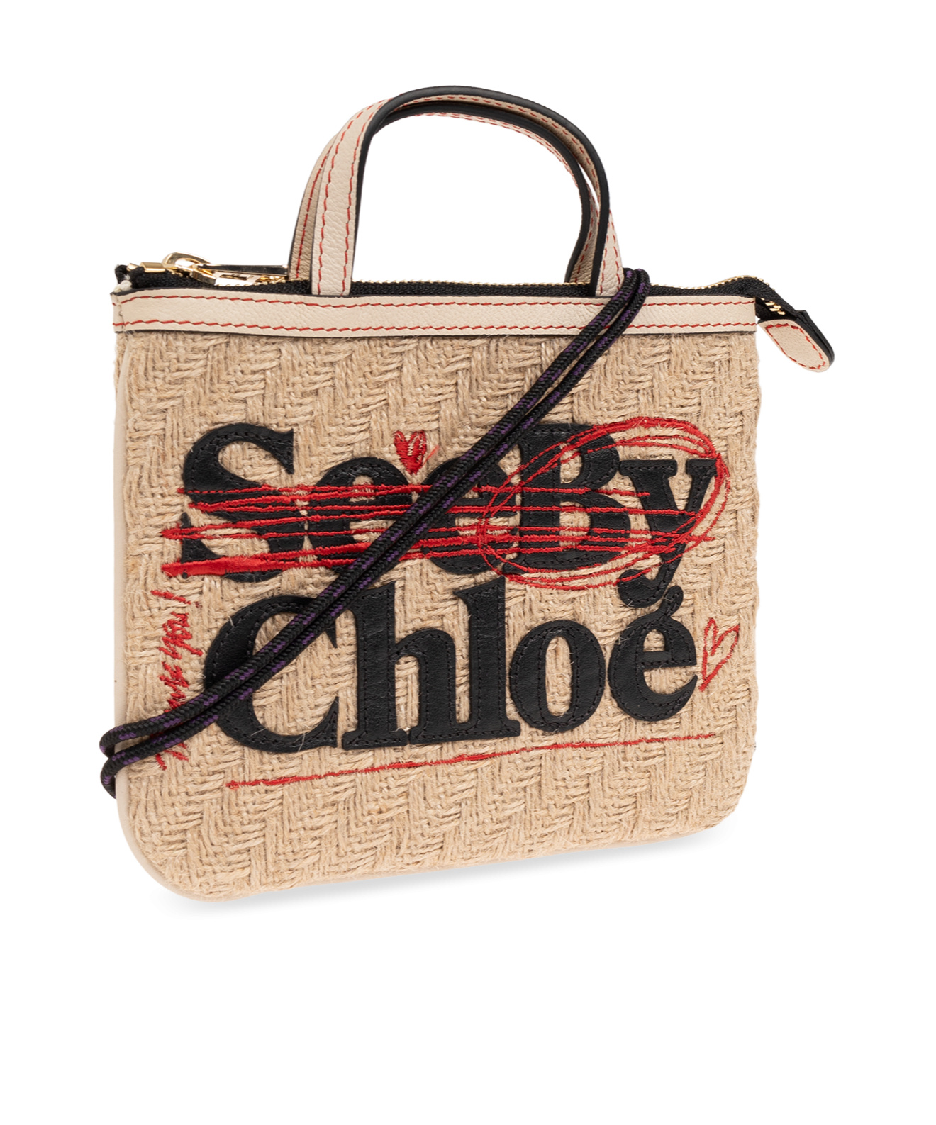 See By Chloé Logo Shoulder Bag In Nude