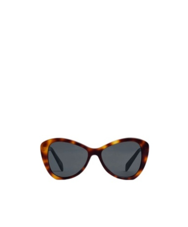 Celine Geometric Frame Sunglasses In Gray