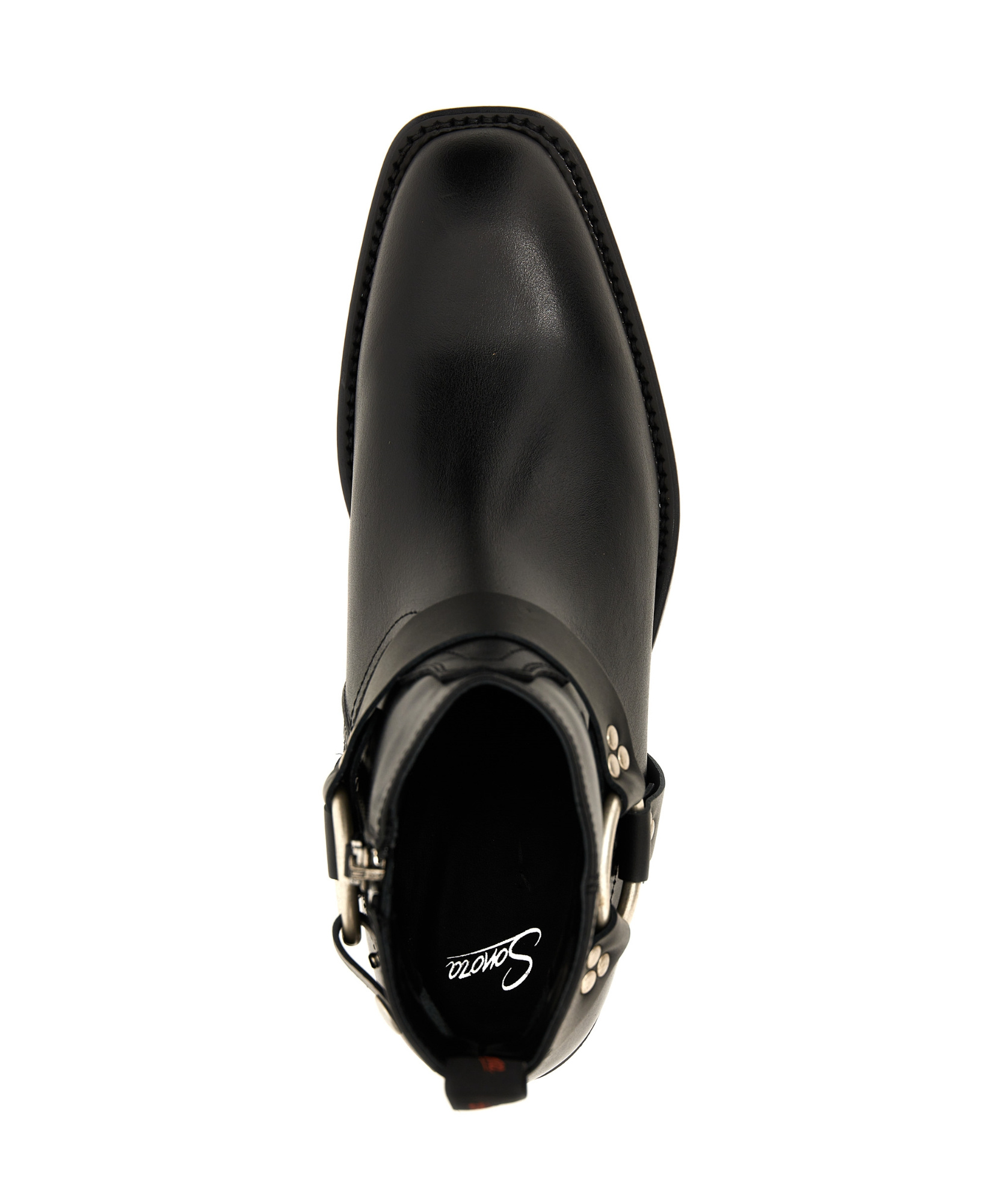Sonora 'sweet Belt' Ankle Boots In Black