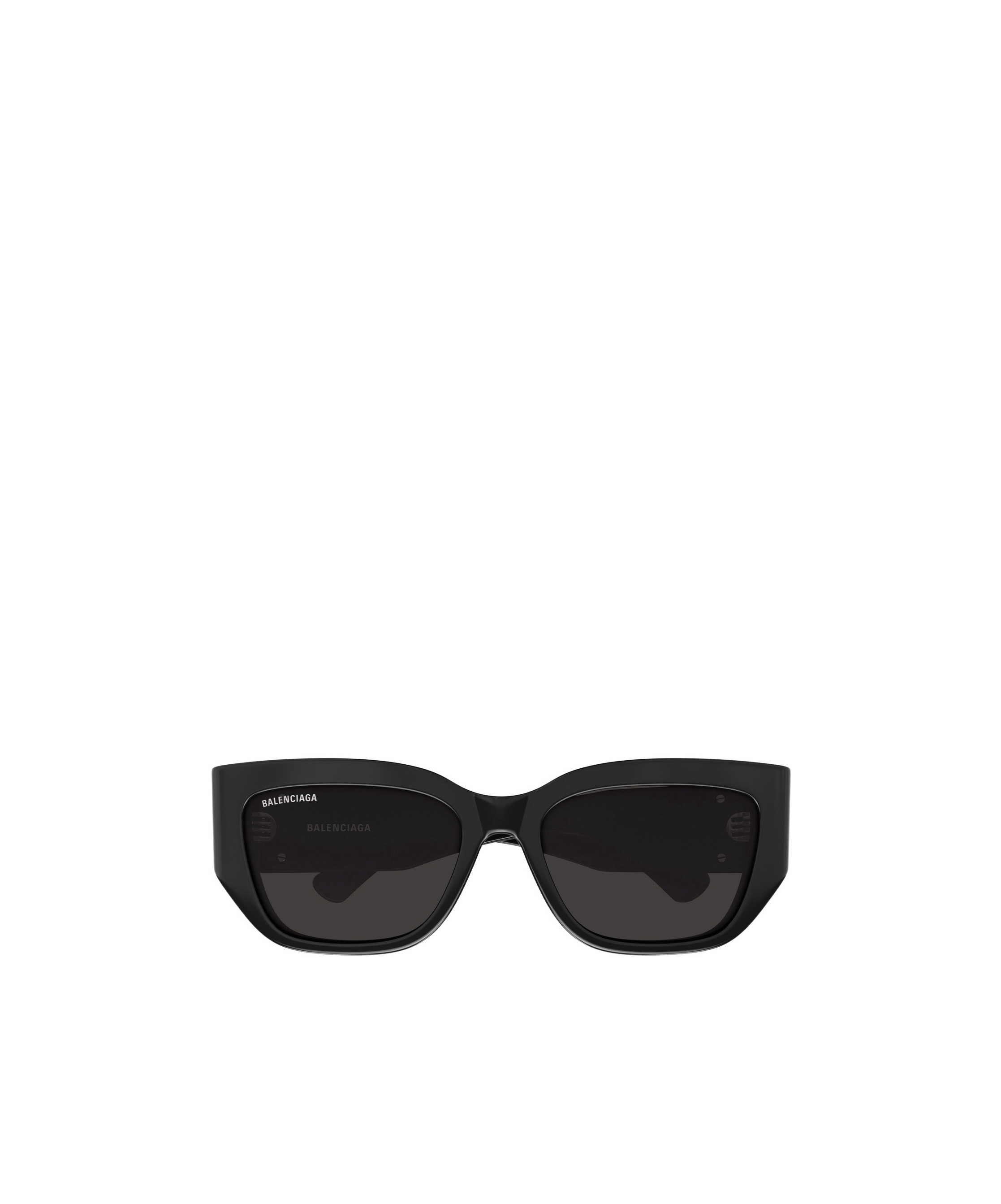Balenciaga Bb Logo Cat Eye Acetate Sunglasses In Black