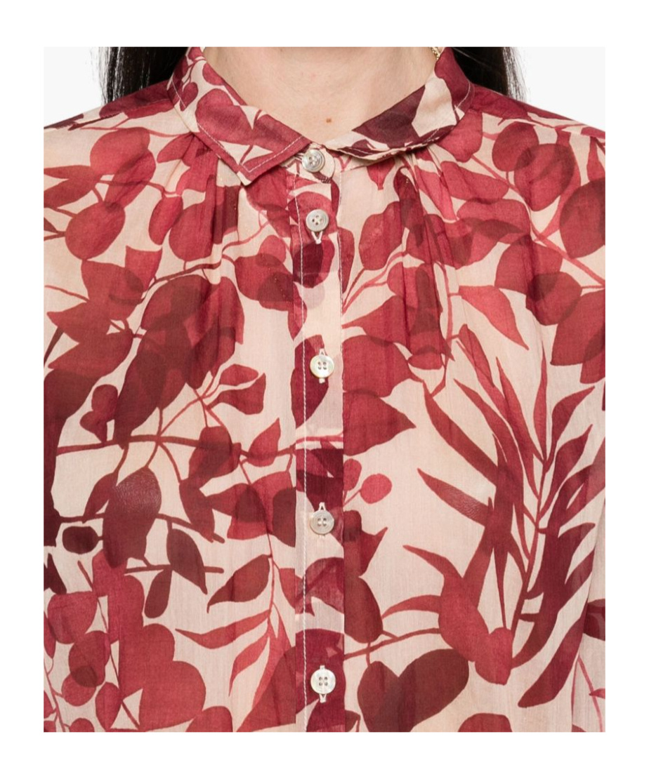 Shop Forte Forte Printed Shirt In Pink