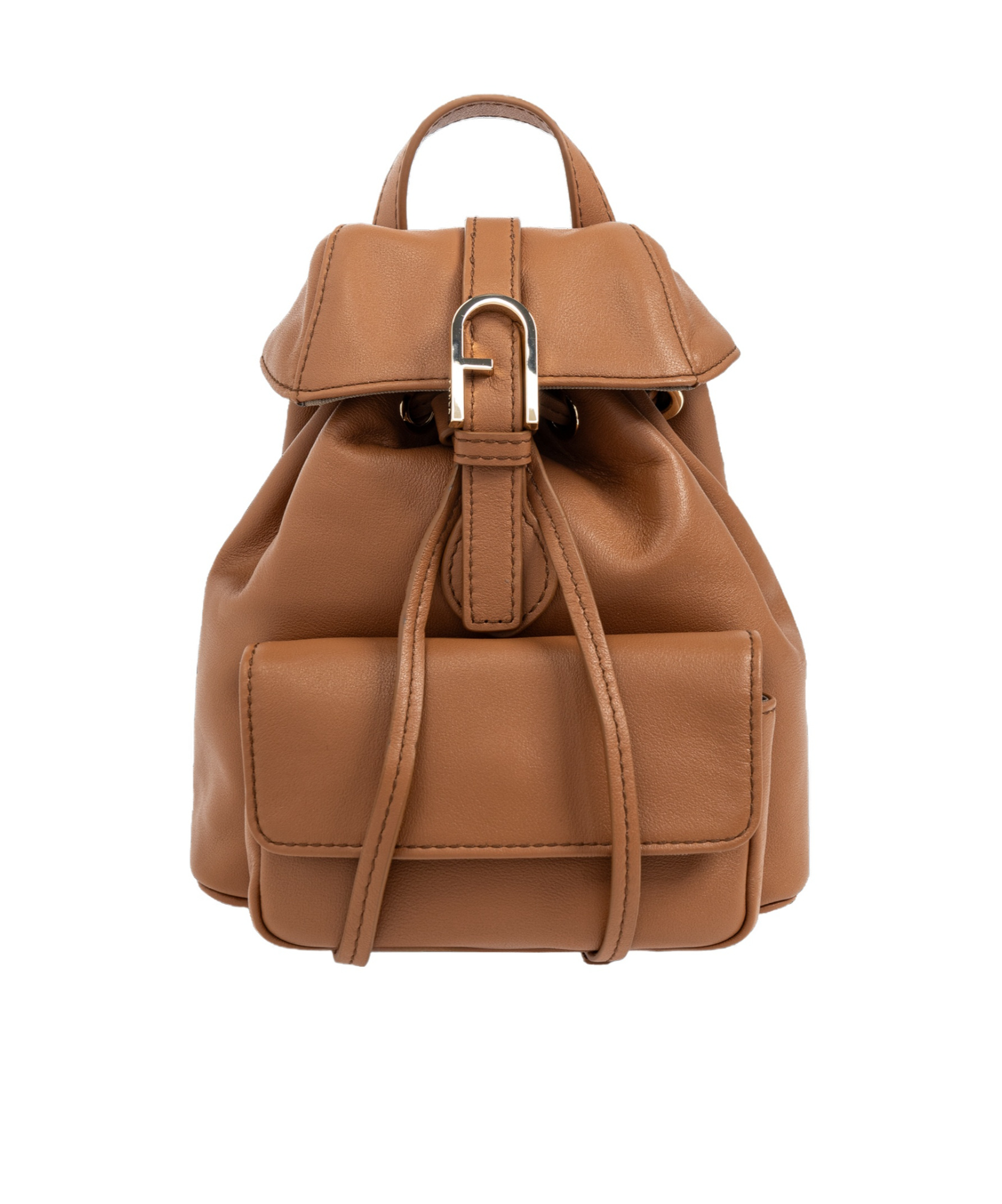 Furla Mini Flow Backpack In Brown