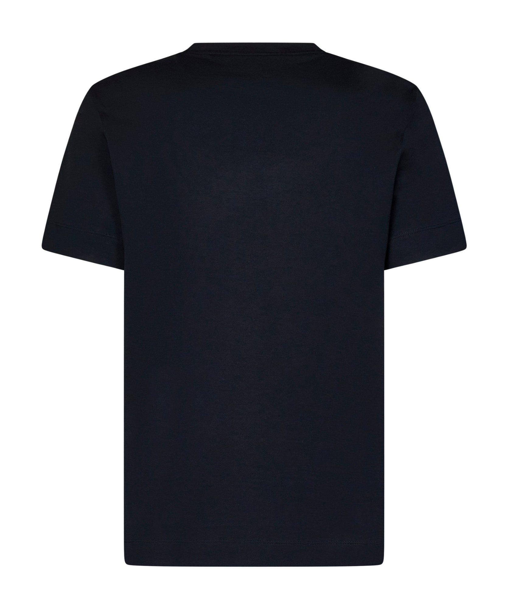 Emporio Armani Crew Neck Logo T-shirt In Black