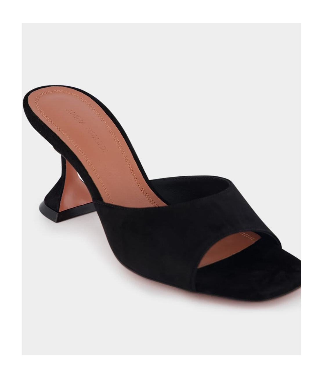 AMINA MUADDI LUPITA 70MM SUEDE MULES