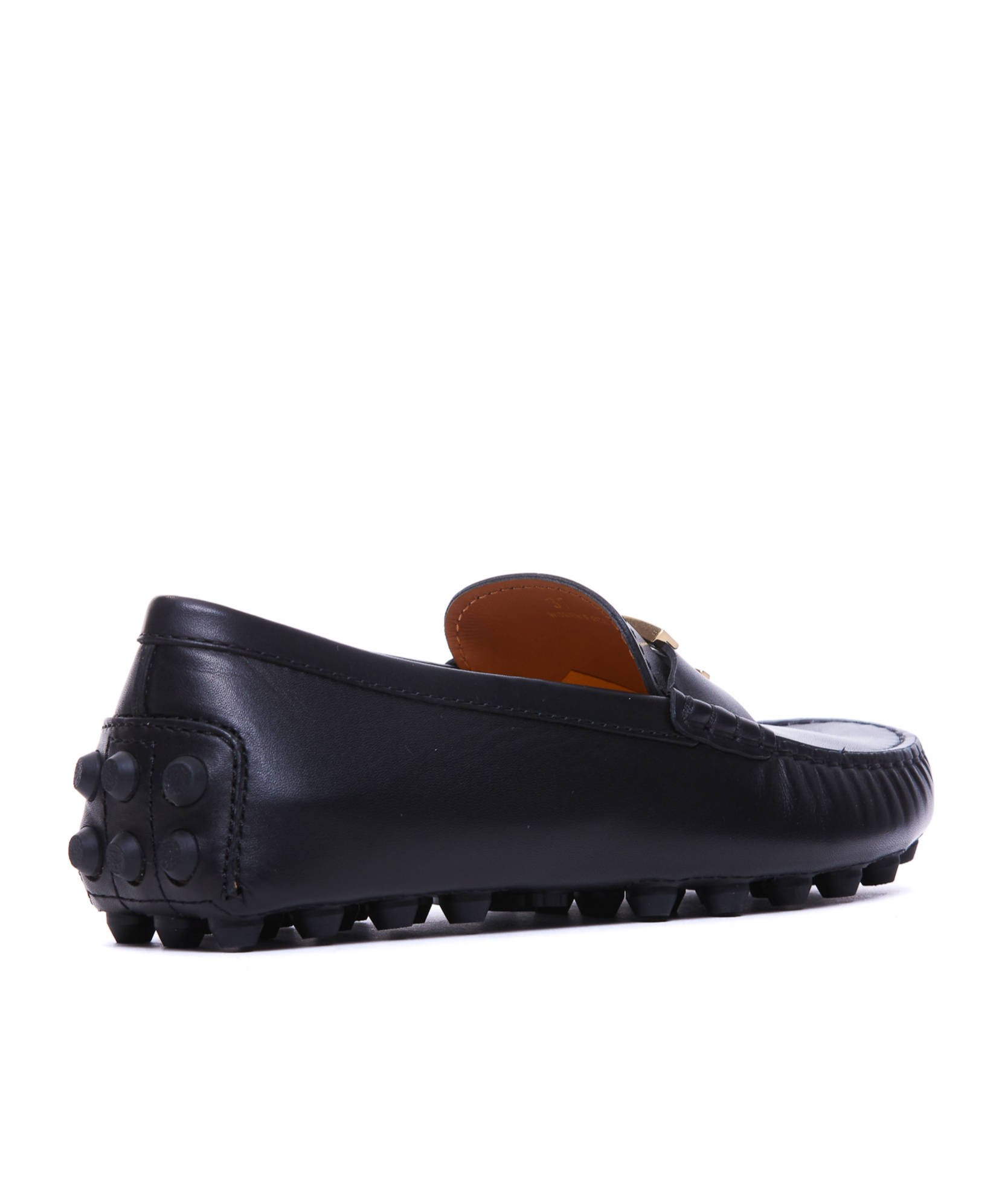 Tod's Gommino Leather Loafers In Black