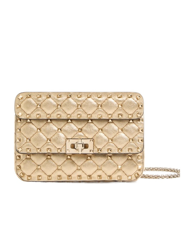 Valentino Chain Shoulder Bag In Nude