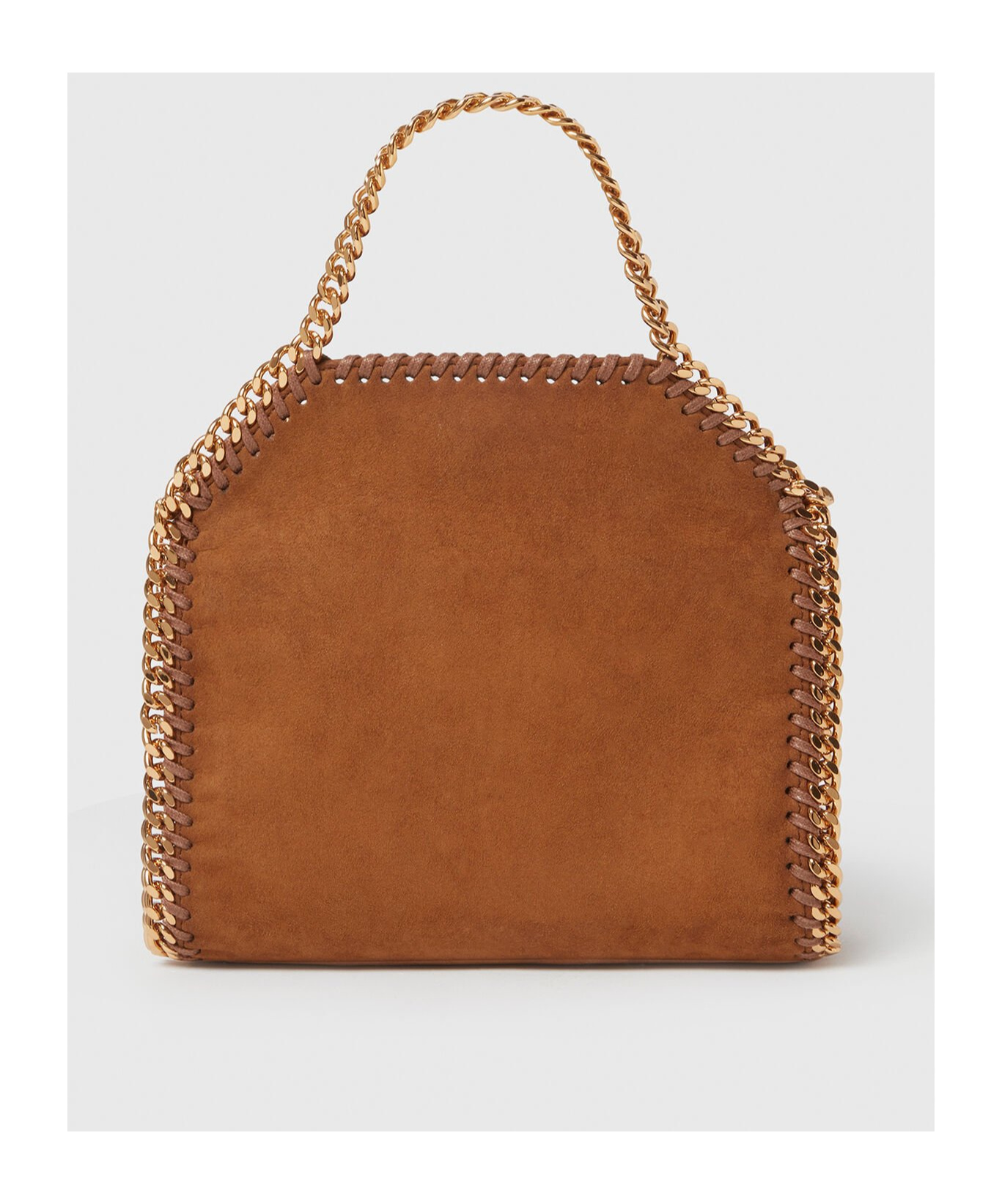 Stella Mccartney Falabella Tiny Tote Bag In Brandy Color